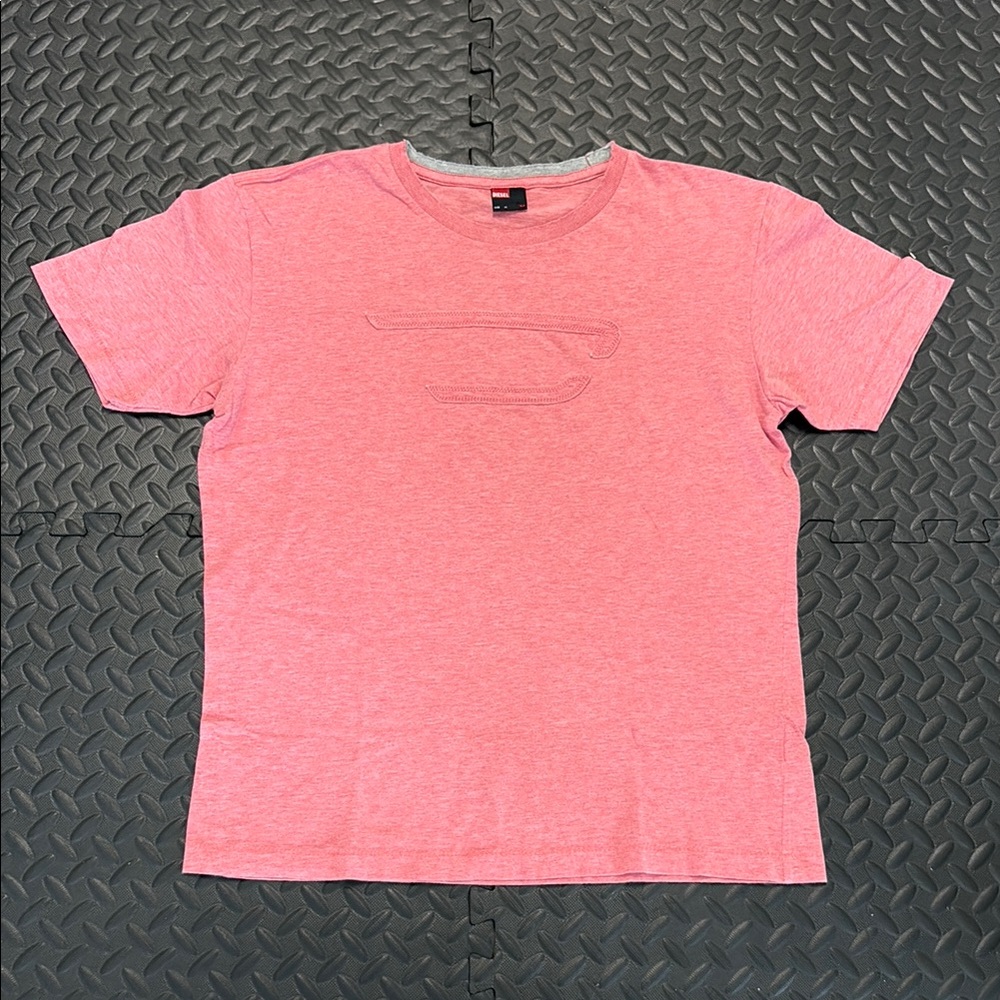 DIESEL Men’s Pink Short Sleeve T-Shirt size XL